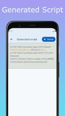 HiSQL - MySQL Client android App screenshot 5